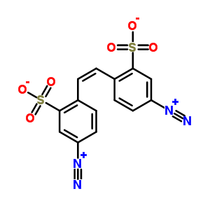 5-Diazonio-2-[(z)-2-(4-diazonio-2-sulfonato-phenyl)ethenyl]benzenesulfonic acid inner salt Structure,57153-16-9Structure