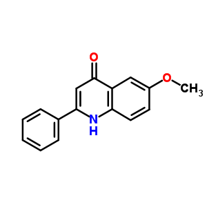 6-Methoxy-2-phenyl-4-quinolone Structure,57183-50-3Structure