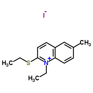 1-Ethyl-2-(ethylthio)-6-methyl-quinolinium iodide Structure,57218-68-5Structure