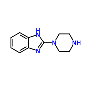 2-(1-哌嗪)-苯并咪唑结构式_57260-68-1结构式