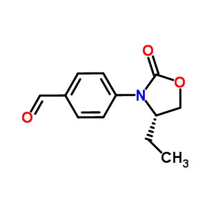 (S)-4-(4-ethyl-2-oxooxazolidin-3-yl)benzaldehyde Structure,572922-98-6Structure