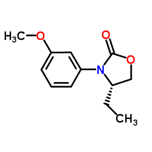 (S)-4-ethyl-3-(3-methoxyphenyl)oxazolidin-2-one Structure,572923-01-4Structure