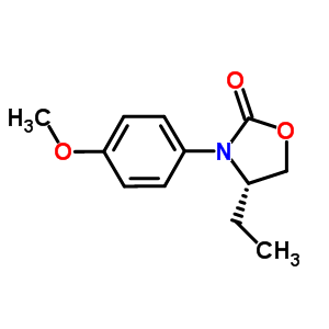 (S)-4-ethyl-3-(4-methoxyphenyl)oxazolidin-2-one Structure,572923-07-0Structure