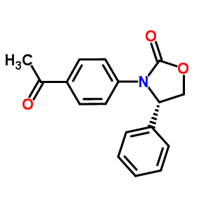 (S)-3-(4-acetylphenyl)-4-phenyloxazolidin-2-one Structure,572923-21-8Structure