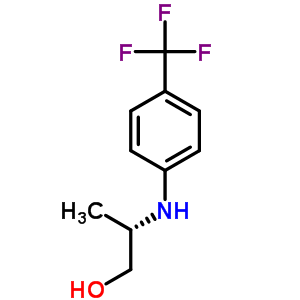 (S)-2-(4-trifluoromethylphenylamino)propan-1-ol Structure,572923-22-9Structure