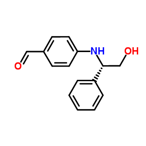 (S)-4-(2-hydroxy-1-phenyl-ethylamino)benzaldehyde Structure,572923-25-2Structure