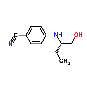 (S)-4-(1-hydroxymethyl-propylamino)benzonitrile Structure,572923-29-6Structure
