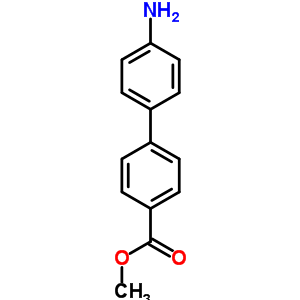 4-氨基联苯-4-羧酸甲酯结构式_5730-76-7结构式