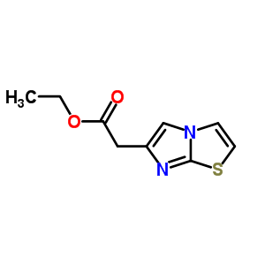 Imidazo[2,1-b]thiazol-6-yl-acetic acid ethyl ester Structure,57332-73-7Structure