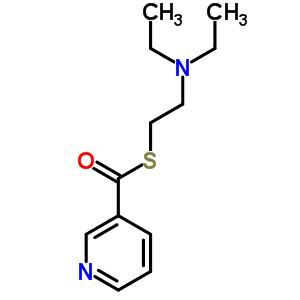 2-Diethylaminoethylsulfanyl-pyridin-3-yl-methanone Structure,57336-05-7Structure