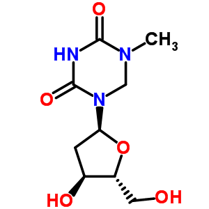 5,6-Dihydro-5-azathymidine Structure,57350-36-4Structure