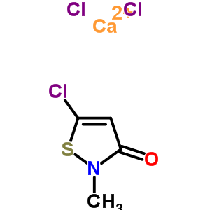 3(2H)-chloro-2-methyl-3(2h)-isothiazolone, calcium chloride complex Structure,57373-19-0Structure