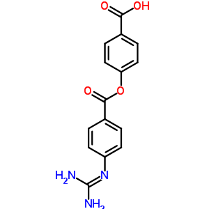 4’-Carboxyphenyl 4-guanidinobenzoate Structure,57438-36-5Structure