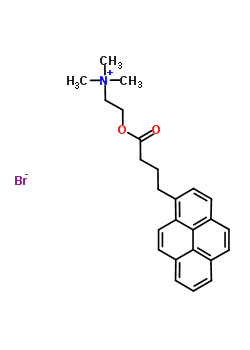 1-芘丁酰基胆碱结构式_57440-79-6结构式