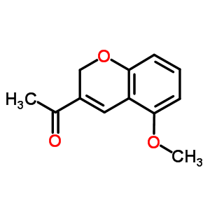 3-乙酰基-5-甲氧基-2H-1-苯并吡喃结构式_57543-57-4结构式