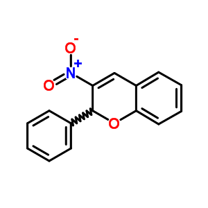 2-苯基-3-硝基-2H-1-苯并吡喃结构式_57543-84-7结构式