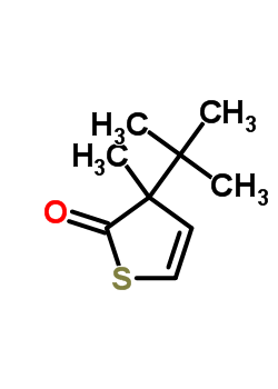2(3H)-thiophenone,3-(1,1-dimethylethyl)-3-methyl- Structure,57556-18-0Structure