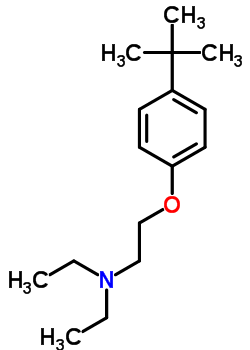 4-Tert-butylphenoxyethyl-n,n-diethylamine Structure,57586-10-4Structure