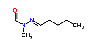 戊醛 N-甲基-N-甲酰基腙结构式_57590-20-2结构式