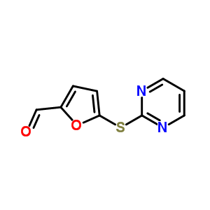 5-(嘧啶-2-基磺酰基)-呋喃-2-甲醛结构式_57603-82-4结构式
