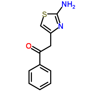 2-(2-氨基-1,3-噻唑-4-基)-1-苯乙酮结构式_57626-32-1结构式