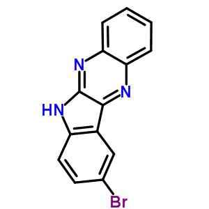 9-Bromo-6h-indolo(2,3-b)quinoxaline Structure,57743-36-9Structure