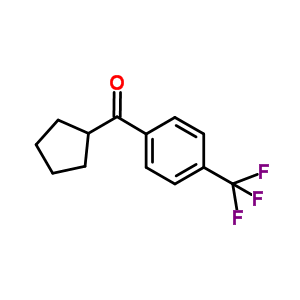 Cyclopentyl[4-(trifluoromethyl)phenyl]methanone Structure,578027-07-3Structure