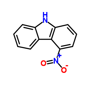 硝基咔唑结构式_57905-76-7结构式
