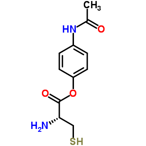 扑热息痛半胱氨酸盐结构式_58109-87-8结构式