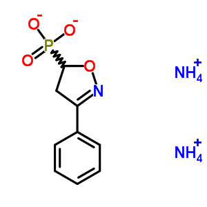 (3-苯基-2-异噁唑啉-5-基)磷酸结构式_58144-61-9结构式