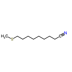 9-Methylthiononanenitrile Structure,58214-94-1Structure