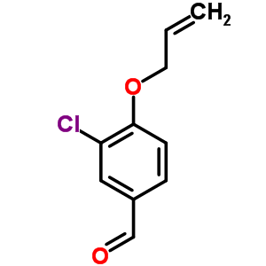 4-烯丙氧基-3-氯苯甲醛结构式_58236-91-2结构式