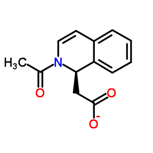(2-乙酰基-1,2-二氢异喹啉-1-基)乙酸结构式_58246-00-7结构式