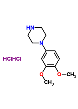 1-(3,4-Dimethoxyphenyl)-piperazine dihydrochloride Structure,58260-71-2Structure