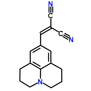 2-[(2,3,6,7-四氢-1H,5H-苯并[ij]喹嗪-9-基)亚甲基]-丙二腈结构式_58293-56-4结构式