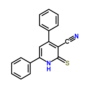 2-Mercapto-4,6-diphenyl-nicotinonitrile Structure,58327-74-5Structure