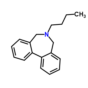 6-Butyl-6,7-dihydro-5h-dibenz[c,e]azepine Structure,58335-96-9Structure