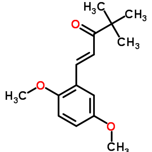 1-(2,5-Dimethoxyphenyl)-4,4-dimethyl-1-penten-3-one Structure,58344-30-2Structure
