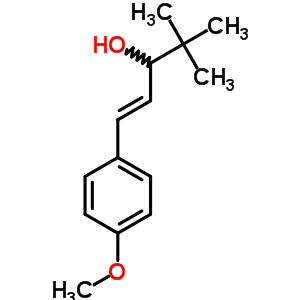 1-(4-Methoxyphenyl)-4,4-dimethyl-1-penten-3-ol Structure,58344-43-7Structure