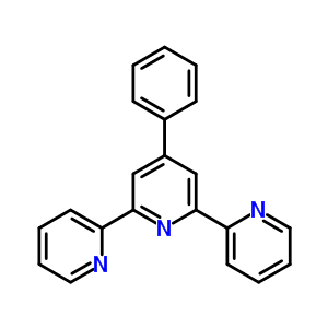 4-苯基-2,2:6,2-四吡啶结构式_58345-97-4结构式