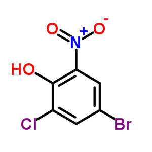 4-溴-2-氯-6-硝基苯酚结构式_58349-01-2结构式