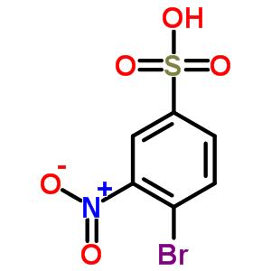 4-Bromo-3-nitrobenzene sulphonic acid Structure,584-49-6Structure