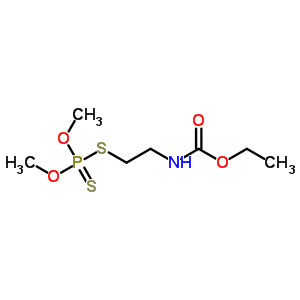 Ethyl {2-[(dimethoxyphosphorothioyl)sulfanyl]ethyl}carbamate Structure,5840-95-9Structure