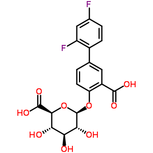 Diflunisal glucuronide ether Structure,58446-29-0Structure