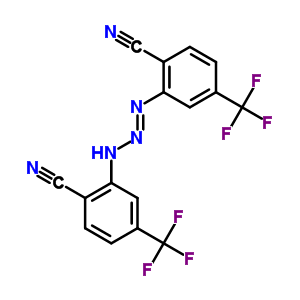 1,3-Bis(2-cyano-5-(trifluoromethyl)phenyl)triazene Structure,58458-08-5Structure