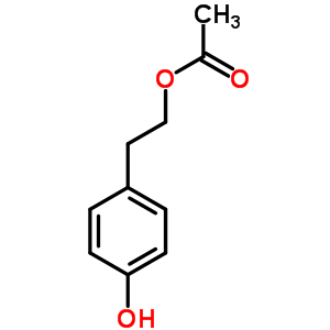 4-(2-乙酰氧基-乙基)苯酚结构式_58556-55-1结构式