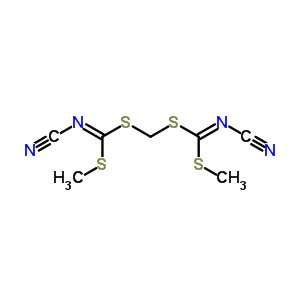 Methylenebis(methyl cyanocarbonimidothioate) Structure,58585-53-8Structure