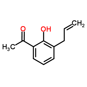 1-(3-烯丙基-2-羟基苯基)乙酮结构式_58621-39-9结构式