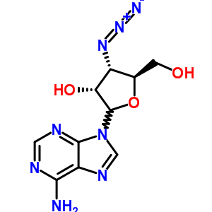 3-叠氮基-3-脱氧腺苷酸结构式_58699-62-0结构式