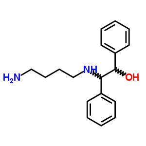 2-((4-氨基丁基)氨基)-1,2-二苯基乙醇结构式_58733-36-1结构式